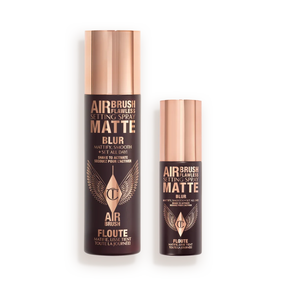 AIRBRUSH FLAWLESS SETTING SPRAY MATTE & MINI DUO