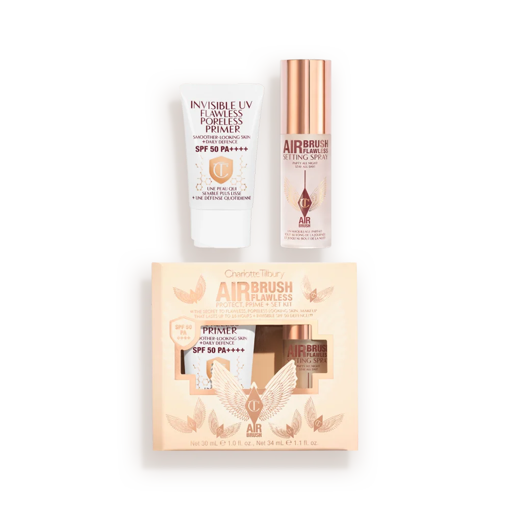 AIRBRUSH FLAWLESS PROTECT, PRIME & SET KIT