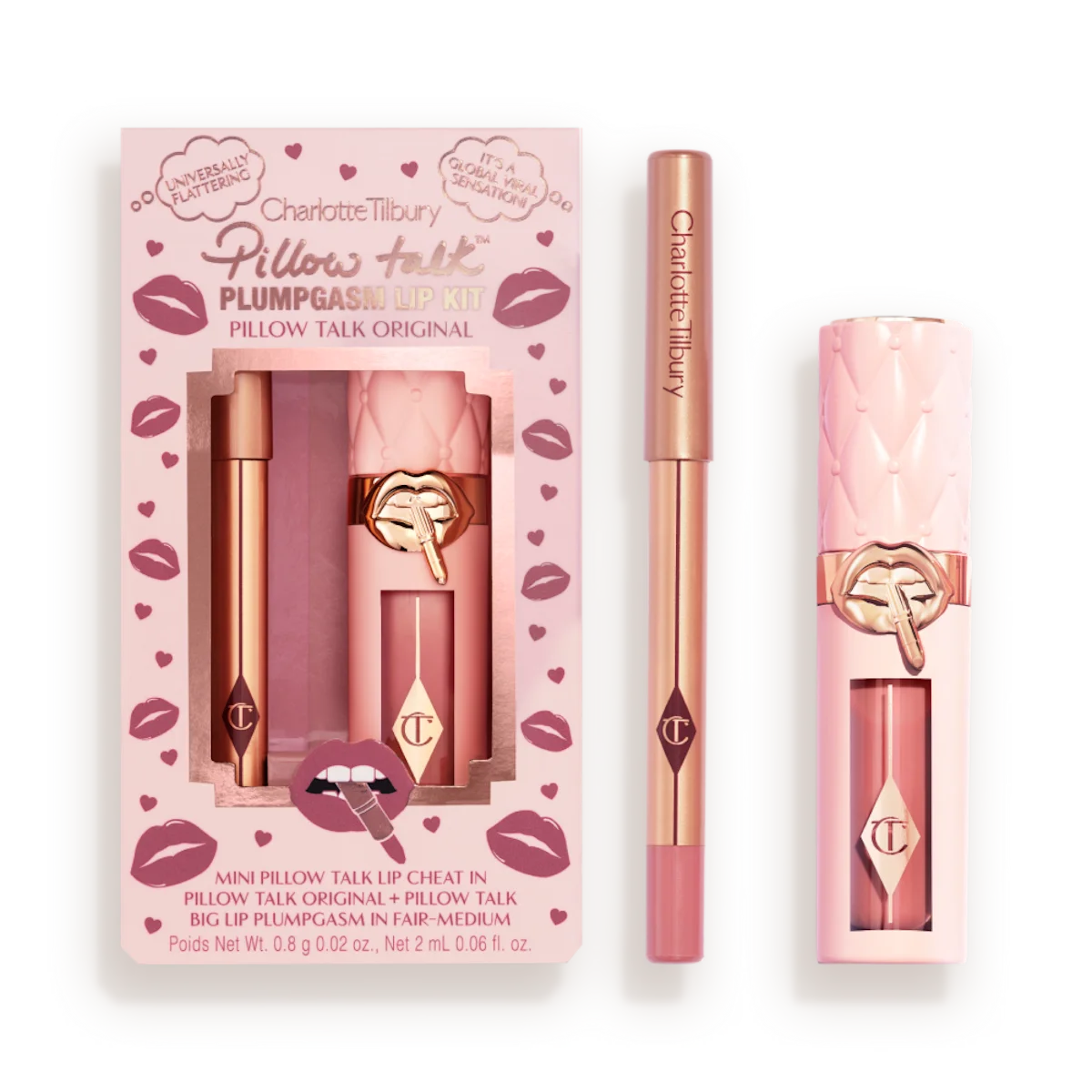 PILLOW TALK PLUMPGASM LIP KIT