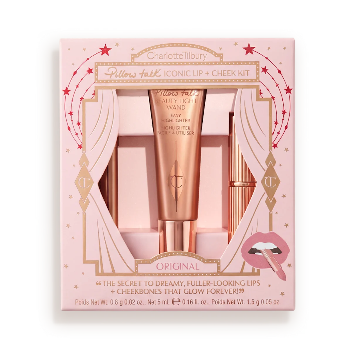PILLOW TALK ICONIC LIP + CHEEK KIT