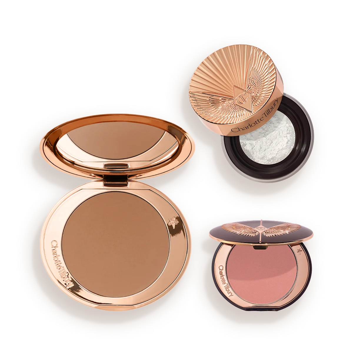 AIRBRUSH FLAWLESS BLUR, BRONZE + BLUSH TRIO