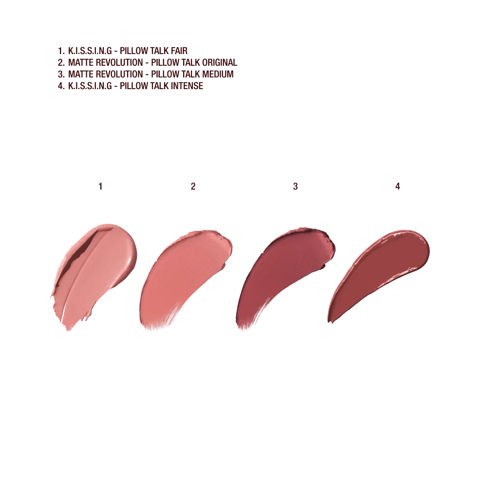 PILLOW TALK LIP KIT & MAKEUP BAG