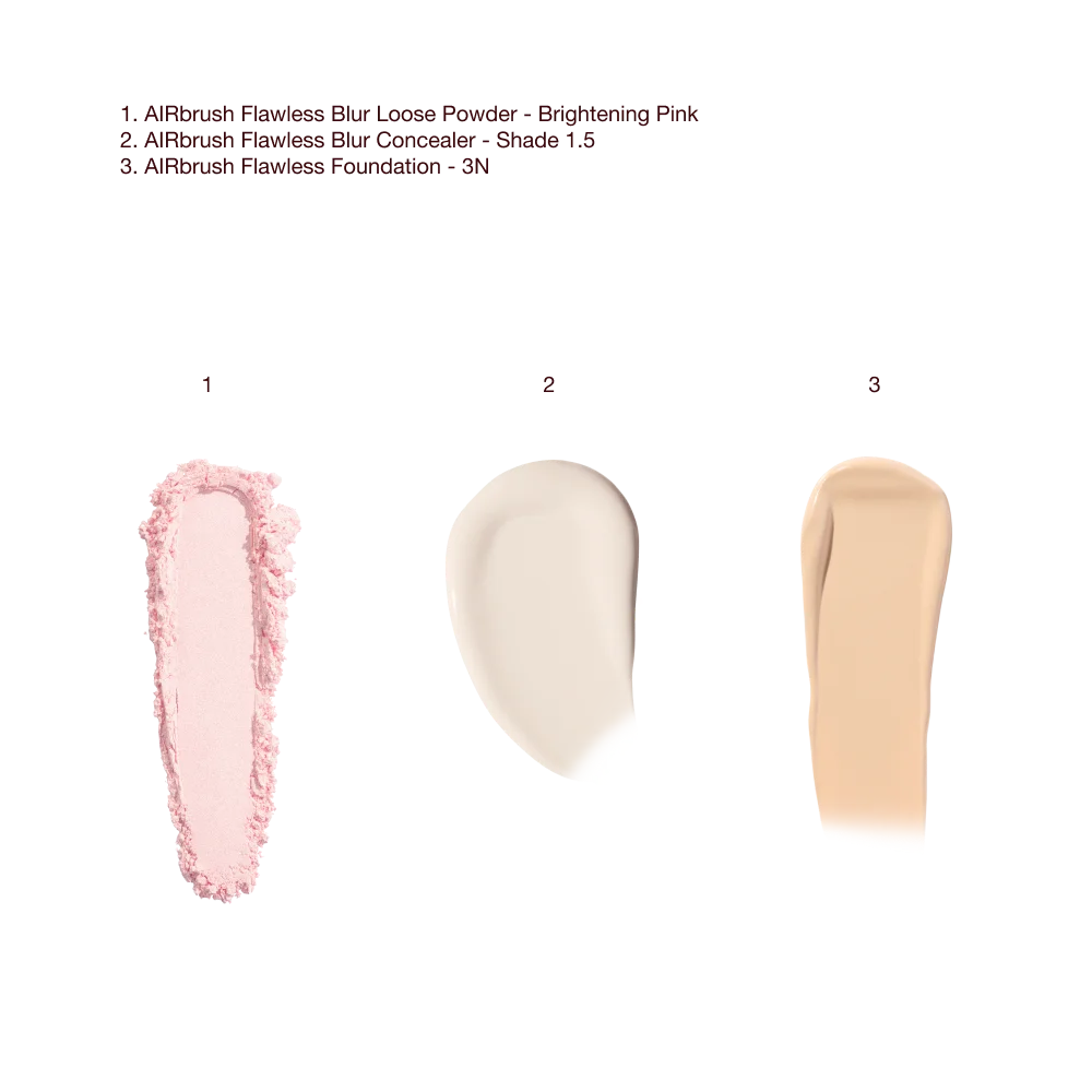AIRBRUSH FLAWLESS PERFECT, CORRECT + BLUR SET
