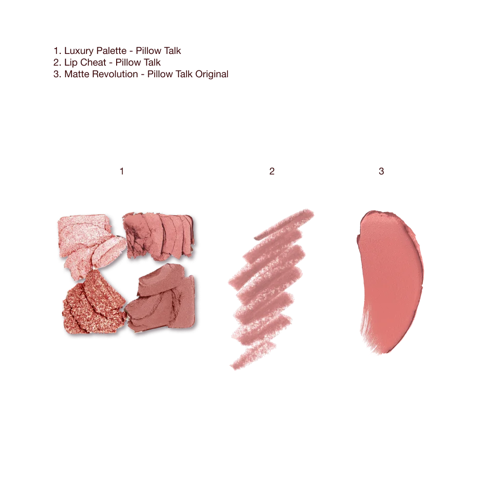 The Pillow Talk Party Eyes & Lips Kit