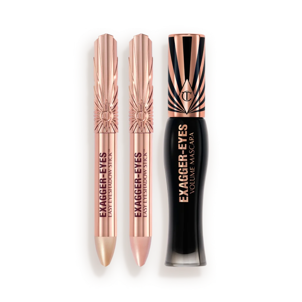 Exagger-Eyes Easy Eyeshadow & Mascara Trio