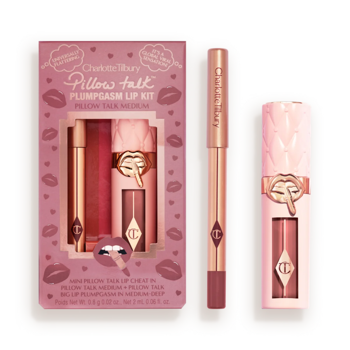 PILLOW TALK PLUMPGASM LIP KIT