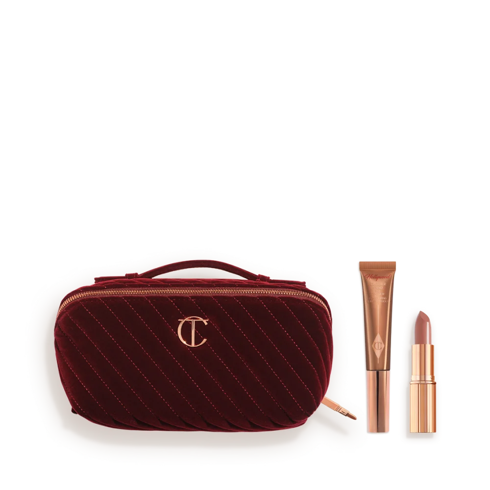 SUPER NUDES SCULPTING SECRETS & LARGE MAKEUP BAG