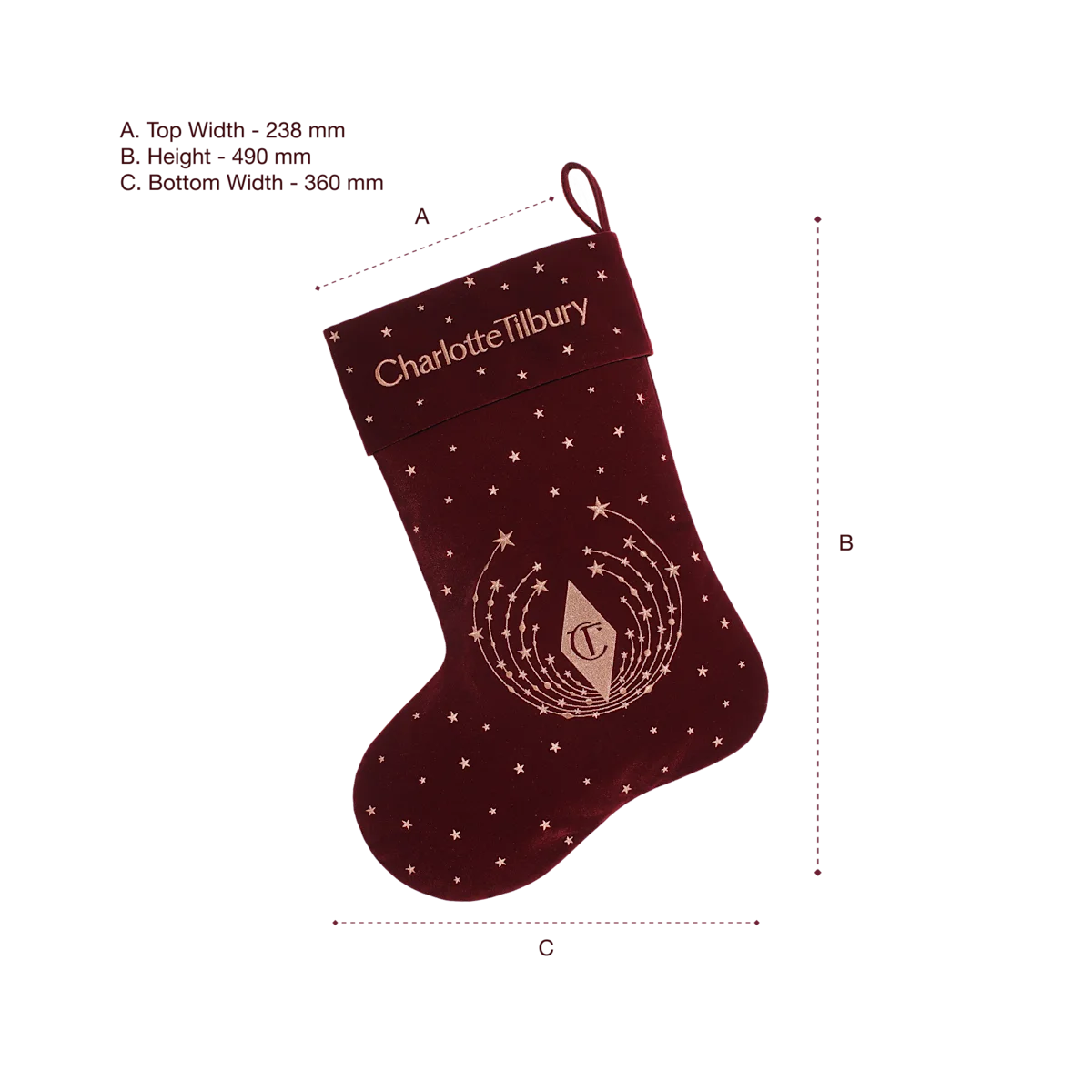 CHARLOTTE'S HOLIDAY STOCKING