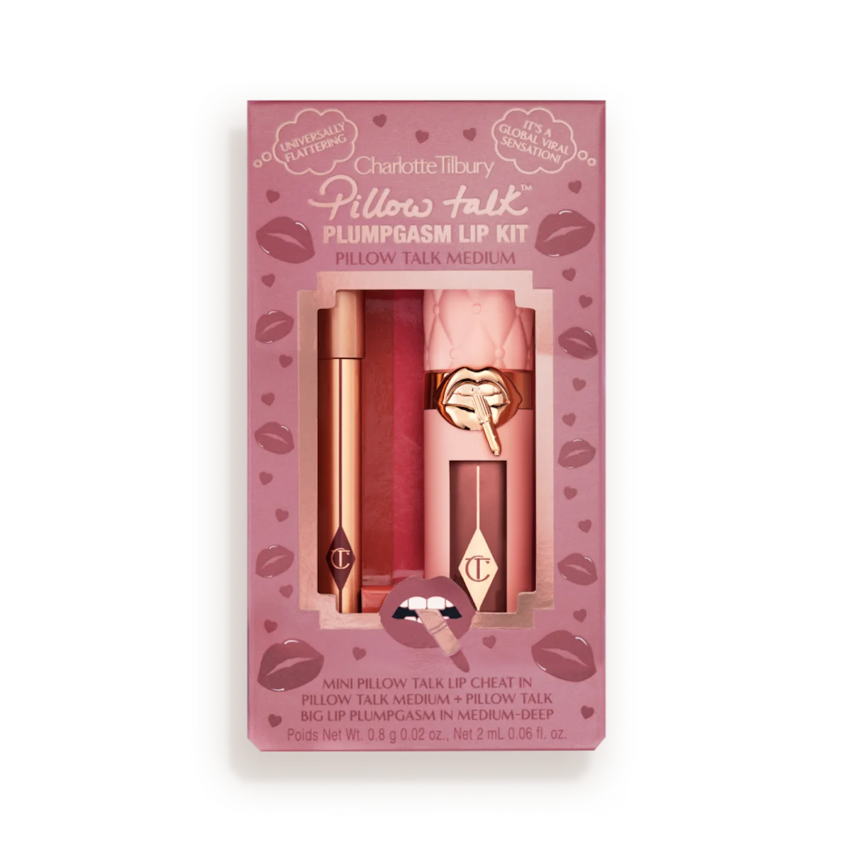 PILLOW TALK PLUMPGASM LIP KIT