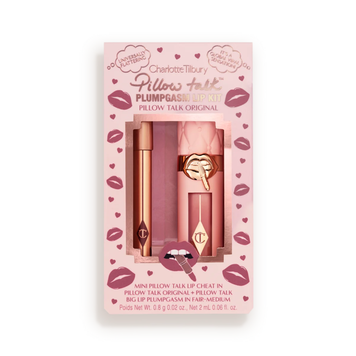 PILLOW TALK PLUMPGASM LIP KIT