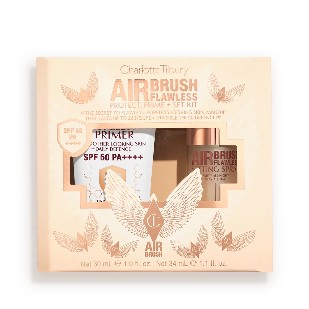 AIRBRUSH FLAWLESS PROTECT, PRIME & SET KIT