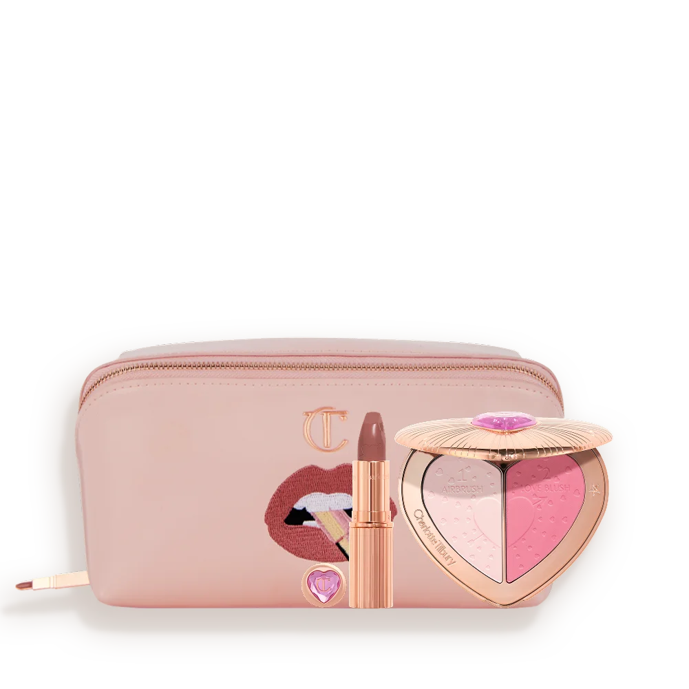 PILLOW TALK BEAUTY SOULMATES & MAKEUP BAG KIT