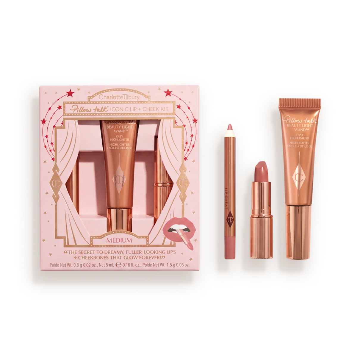 PILLOW TALK ICONIC LIP + CHEEK KIT