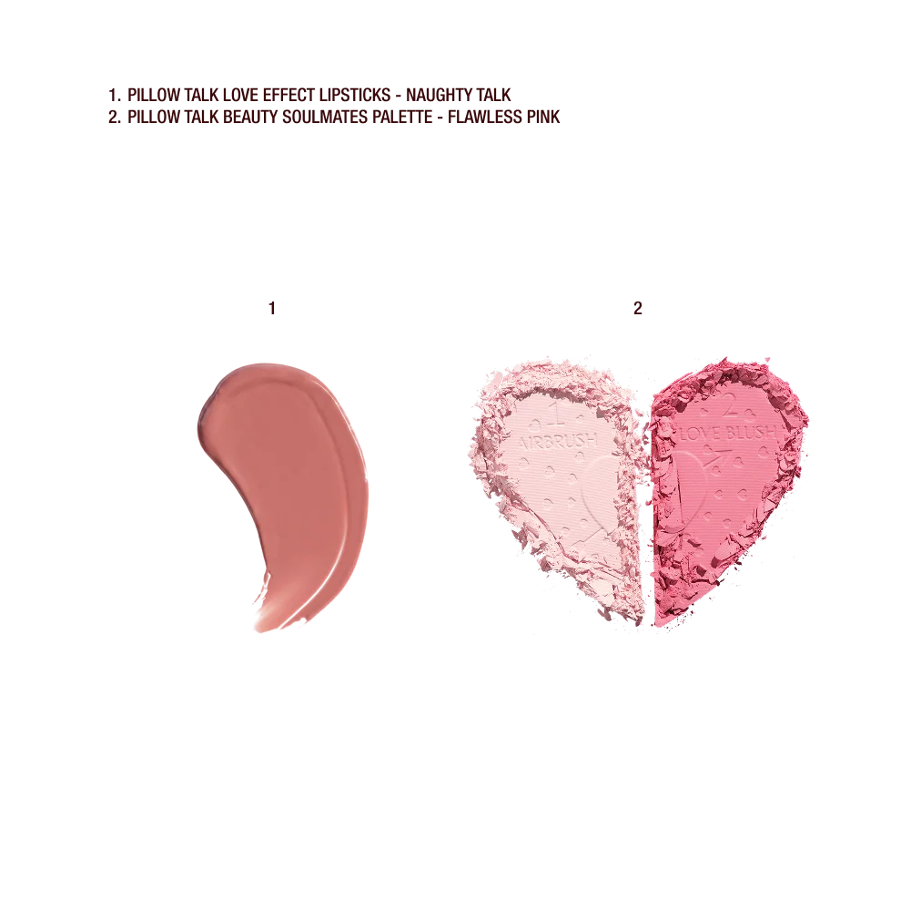 PILLOW TALK BEAUTY SOULMATES & MAKEUP BAG KIT