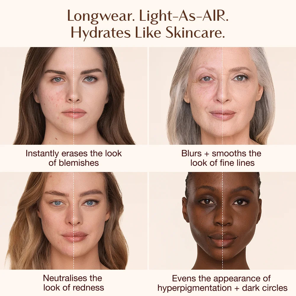 AIRBRUSH FLAWLESS PERFECT, CONCEAL & BLUR TRIO