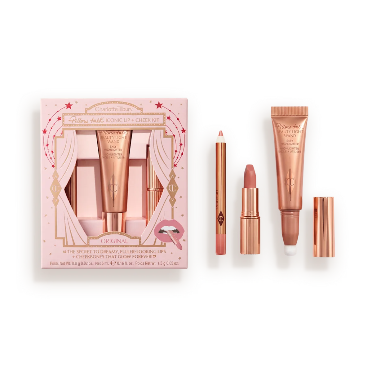 PILLOW TALK ICONIC LIP + CHEEK KIT