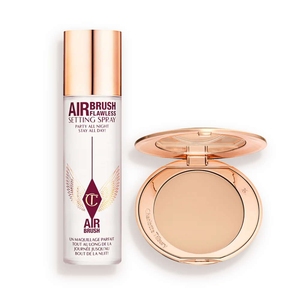 AIRBRUSH FLAWLESS FINISH & SET DUO