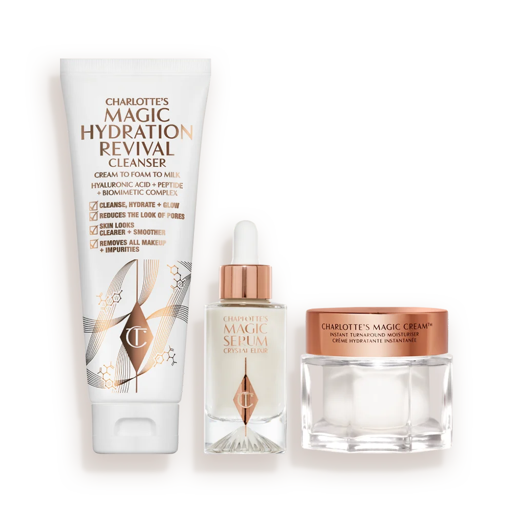 CHARLOTTE’S 3-STEP MAGIC SKIN ROUTINE