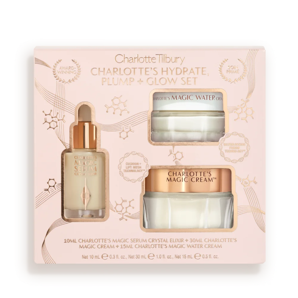 CHARLOTTE'S HYDRATE PLUMP & GLOW SET